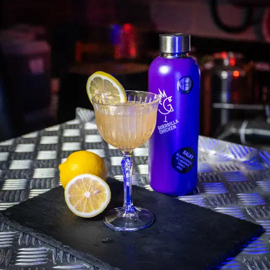 Blackcurrant Liquorice Collins Vodka Cocktail