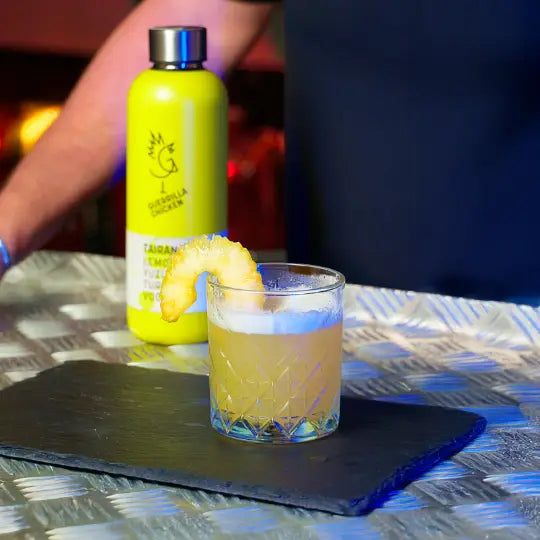 Yuzu and Pineapple Vodka Spritz