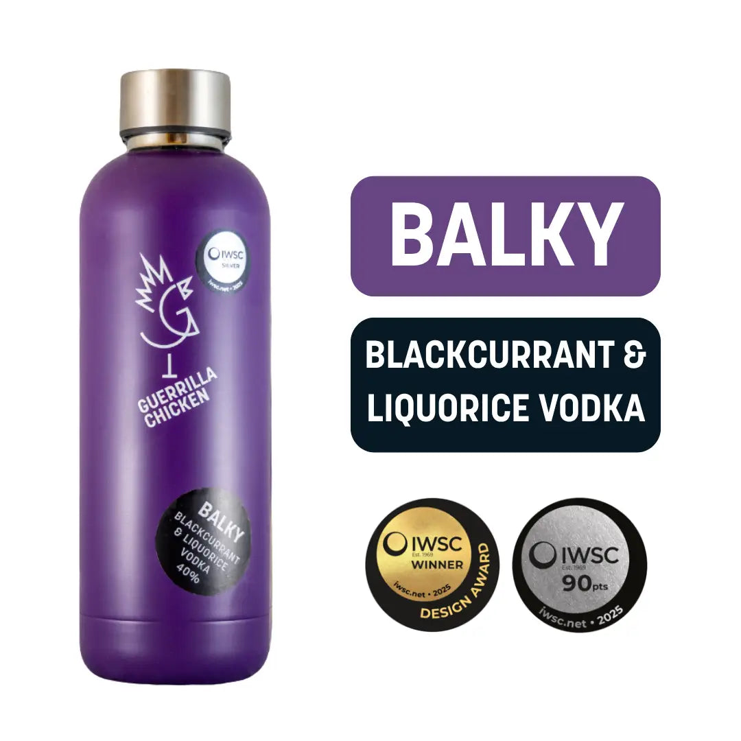 Balky - Blackcurrant and Liquorice Vodka – Guerrilla Chicken