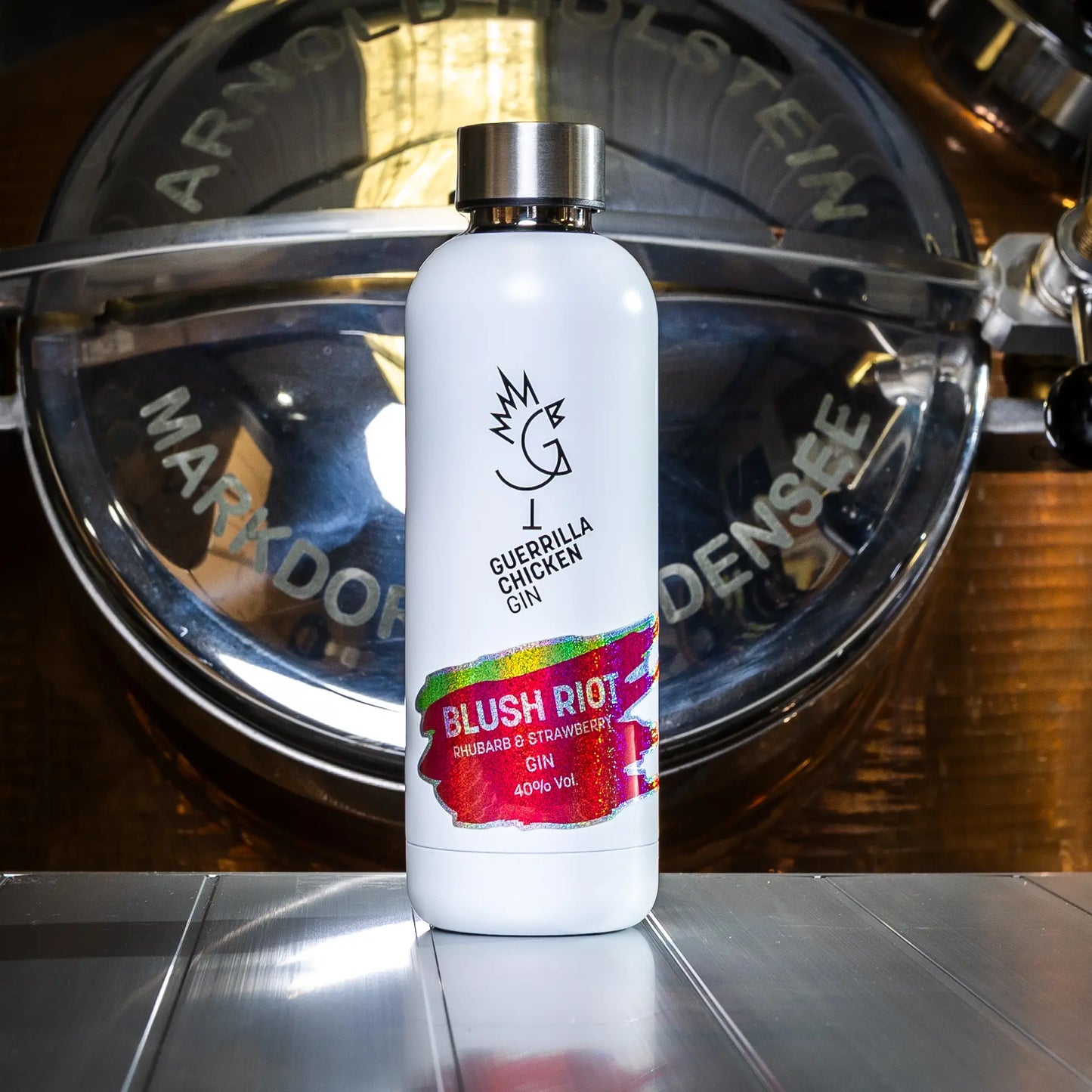 
                  
                    Blush Riot Rhubarb & Strawberry Gin Flask
                  
                