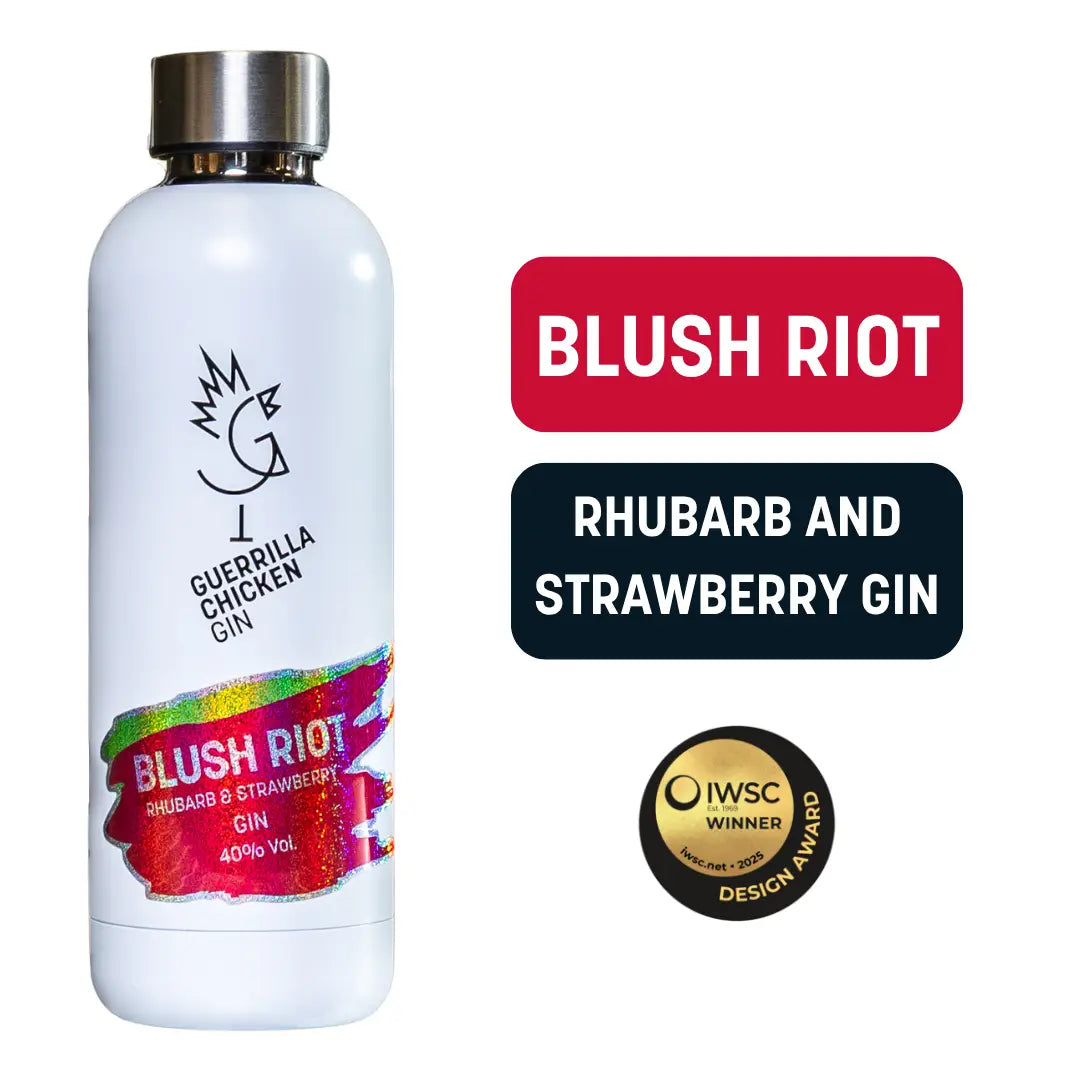 
                  
                    Blush Riot Rhubarb & Strawberry Gin Flask
                  
                